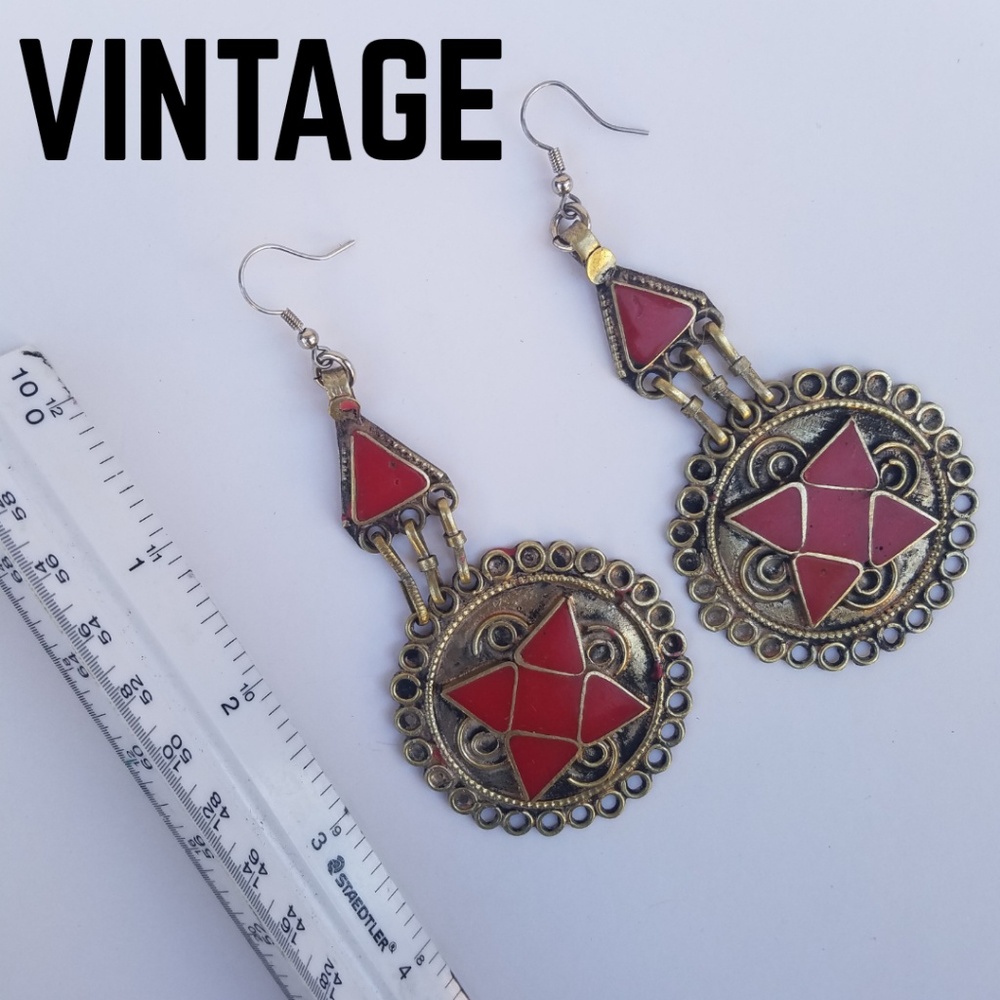 ⚡3/$12⚡ Unique Vintage Boho Tribal Earrings